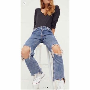 Maggie Mid-Rise Straight-Leg Jean